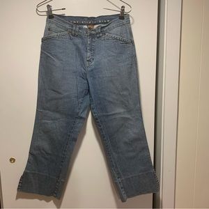 Christopher blue capri pants